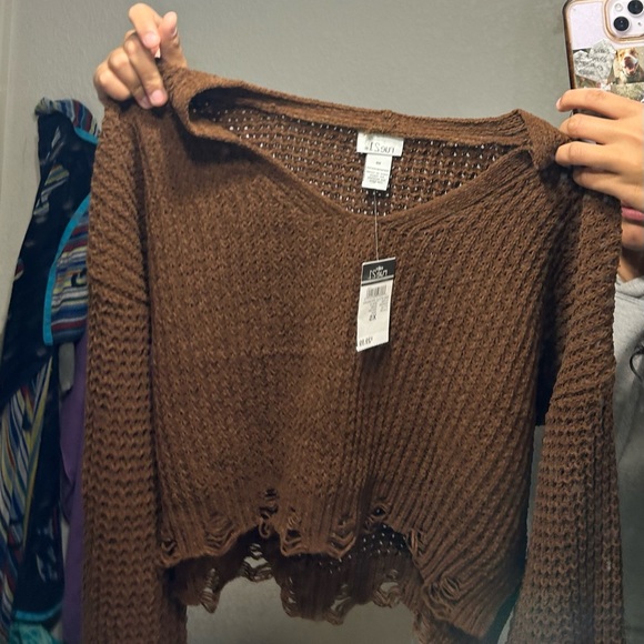 Off the shoulder sweatshirt Rue 21 - Picture 2 of 6